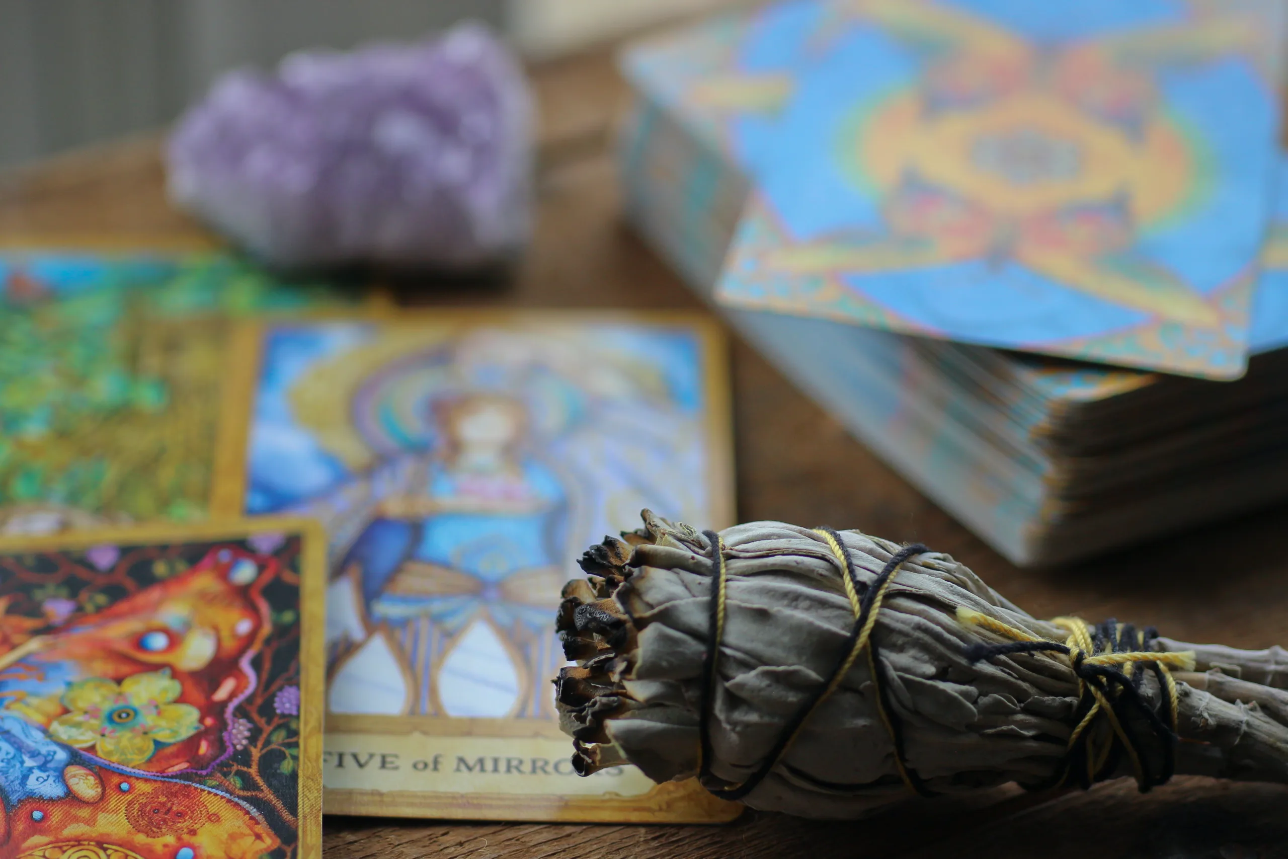 What tarot card is associated with libra?